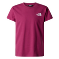 THE NORTH FACE Box Nse S/s Relaxed Tee Girl - Cyber Berry