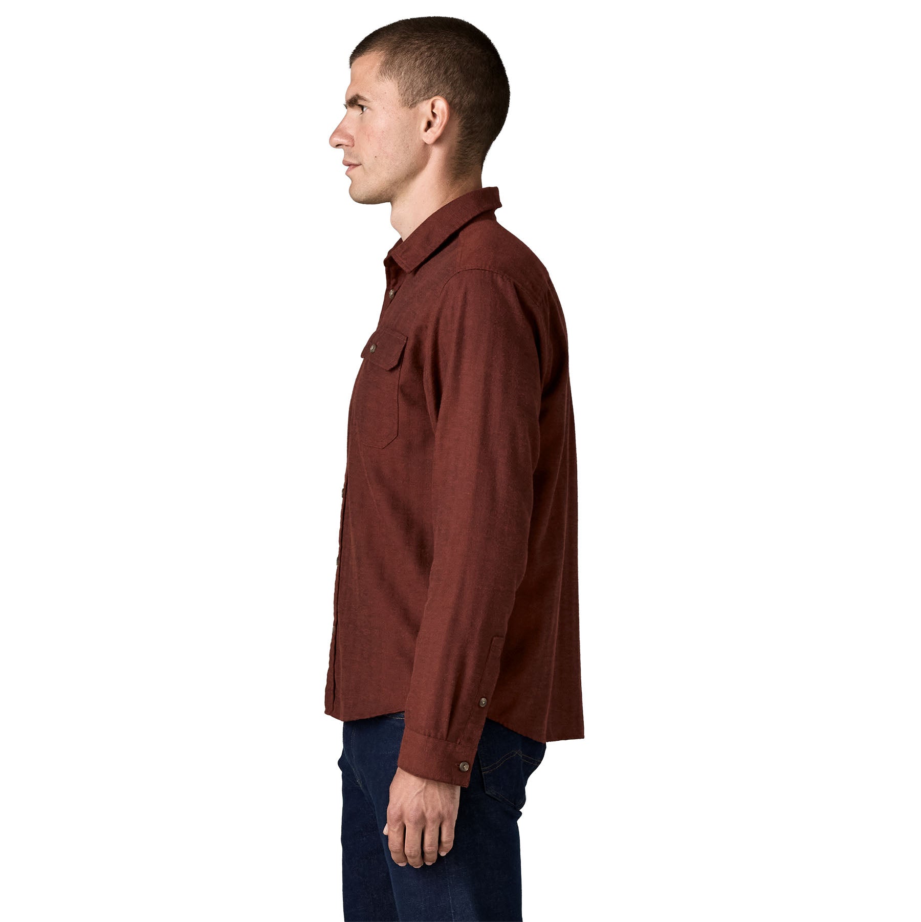 Long-Sleeved Lightweight Fjord Flannel Shirt