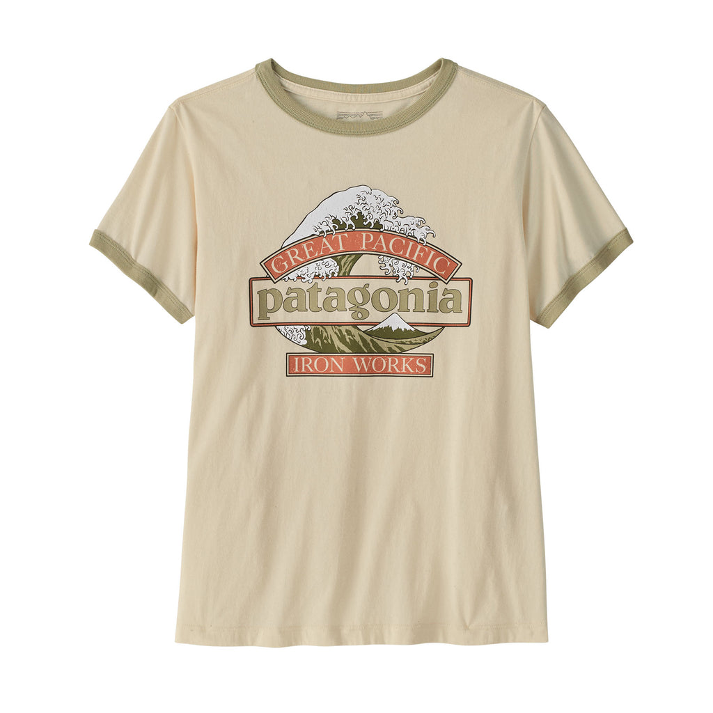 Great Waves Ringer Tee W
